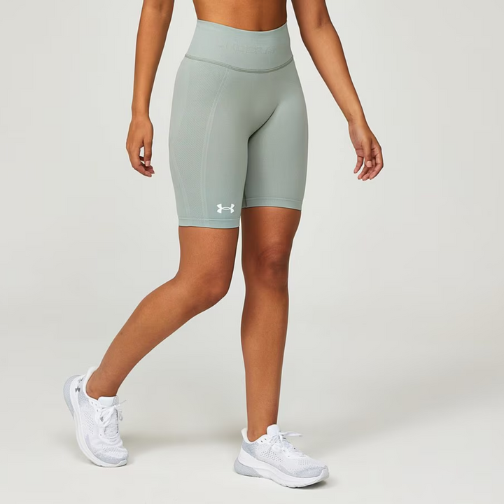 Women's Under Armour Seamless Shorts - Green