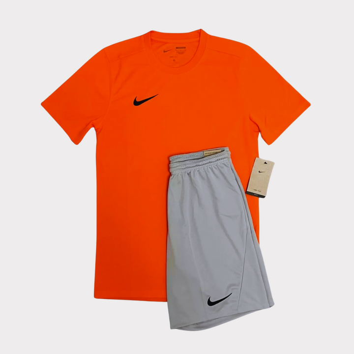 Nike Dri-Fit Set - Safety Orange/Grey