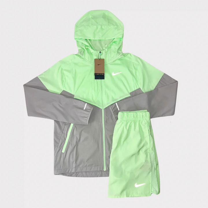 Nike Miler UV Repel Windbreaker Set - Vapour Green