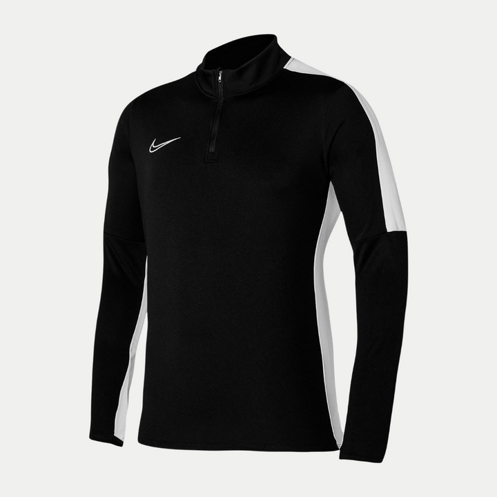 Junior Nike Academy Drill 1/2 Zip - Black/White