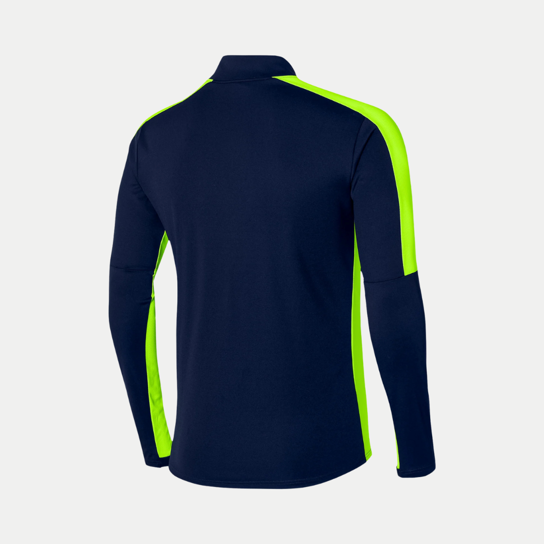 Junior Nike Academy Drill 1/2 Zip - Obsidian/Volt