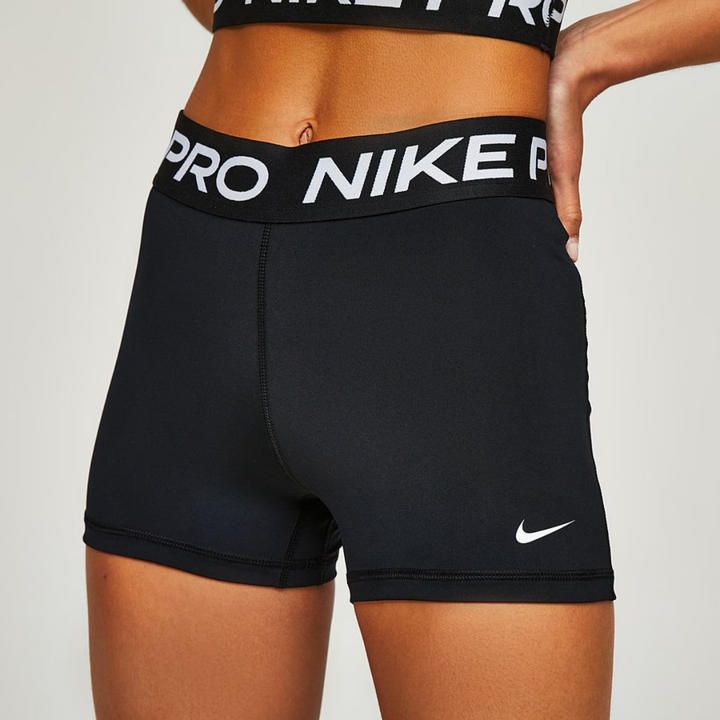 Women's Nike Pro 3" Shorts - Black