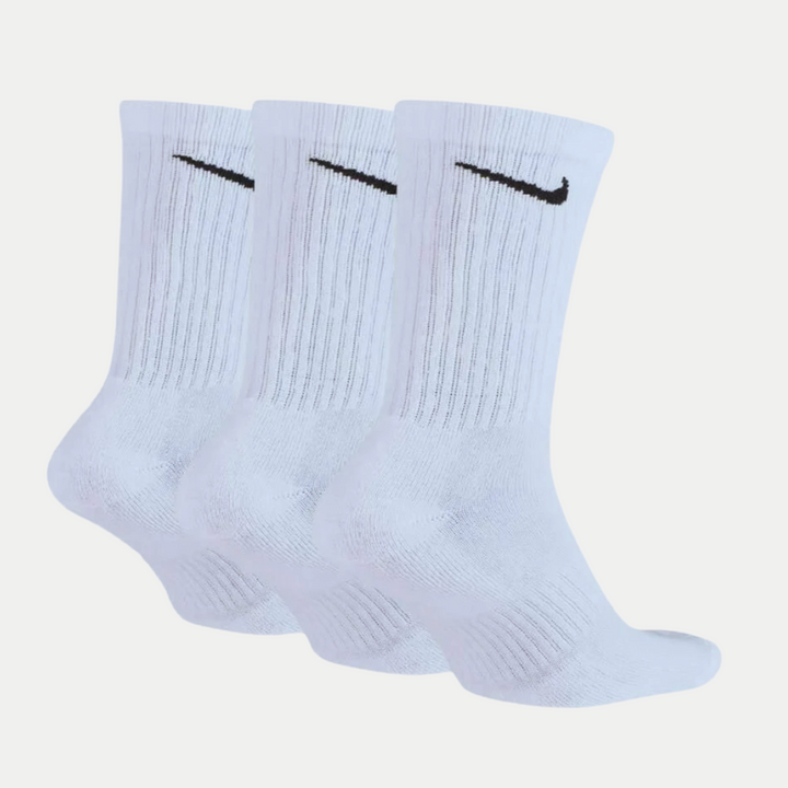 Nike Everyday Lightweight Training Crew Logo Socks (3 Pack) - White