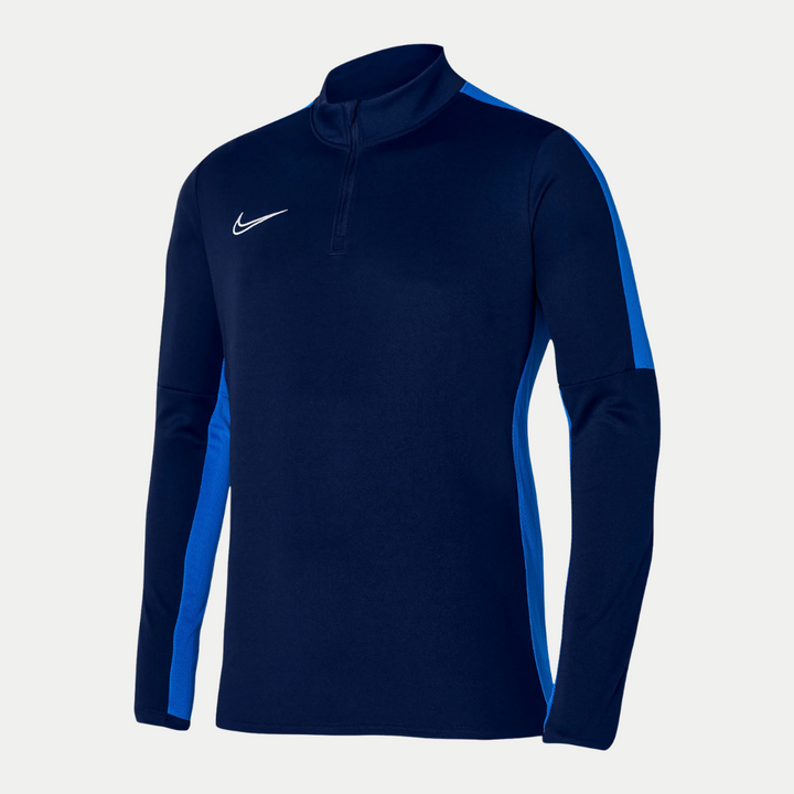 Junior Nike Academy Drill 1/2 Zip - Obsidian/Royal Blue