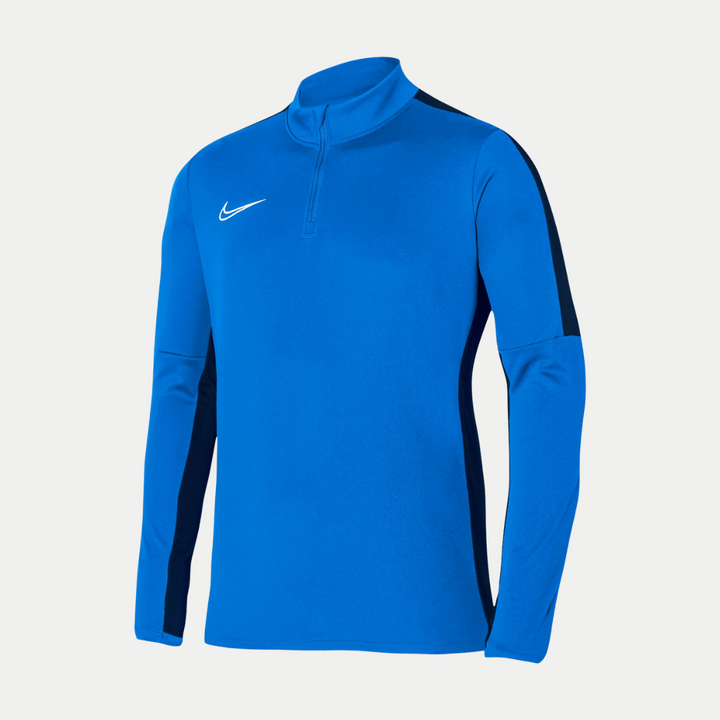 Junior Nike Academy Drill 1/2 Zip - Royal Blue/Obsidian